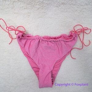 NEW Free People‎ x Its Now Cool Gathered Tie Pant in quartz lurex, size S